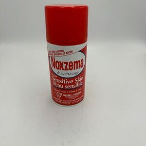 Vintage Noxzema Shave Cream Sensitive Skin 11oz Shaving Foam Red White New